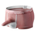 Long Will Separate Sexy Bullets Men's Underwear Elephant Nose Breathable Ice Silk Underwear for Men Boxers Men's Boxers. 