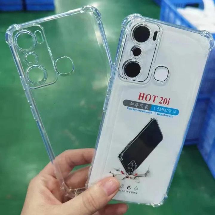 For Infinix Hot 20i - IMPT Premium Silicone Case Crystal Clear Soft TPU Ultra-Thin Transparent Flexible Protective Mobile Phone Back Cover