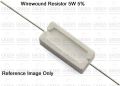 5Pcs 5Watt 0.22 Ohm WIREWOUND 5W 0.22 Ohm Ceramic Cement Power Wirewound Resistor 0.22 Ohm 5Watt Wire Wound 2Pin Leads Fixed Cement Resistor 5% Tolerance 2Pin Leads.