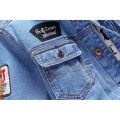 Male Streetwear Men Loose Jean Coats Zipper New Fashion Mens Denim Jacket Spring Casual Slim Fit Stand Collar Pilot Jackets.