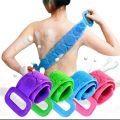 Silicone Body Scrubber Bath Shower Towel,Back Cleaning Shower Strap,Silicone Body Brush, Body Wash Silicone Scrubber Belt for Men Women, Easy to Clean. 