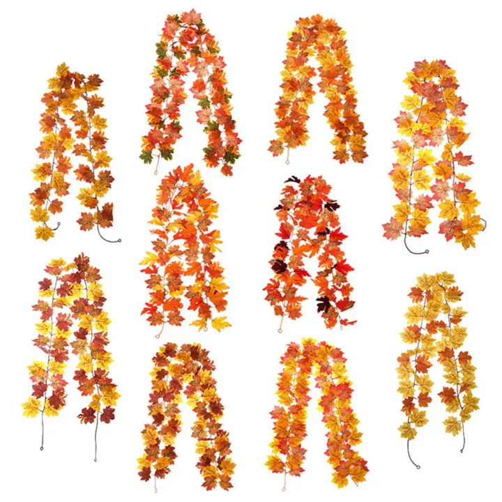 Christmas%20Garden%20Decor%20Thanksgiving%20Day%20Fall%20Leaves%20Autumn%20Hanging%20Vine%20Wedding%20Maple%20Leaf%20Garland%20Vine%20-%20Image%203