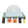 SR501 HC-SR501 Adjust IR Pyroelectric Infrared PIR module Motion Sensor Detector Module with mounting stand for Arduino. 