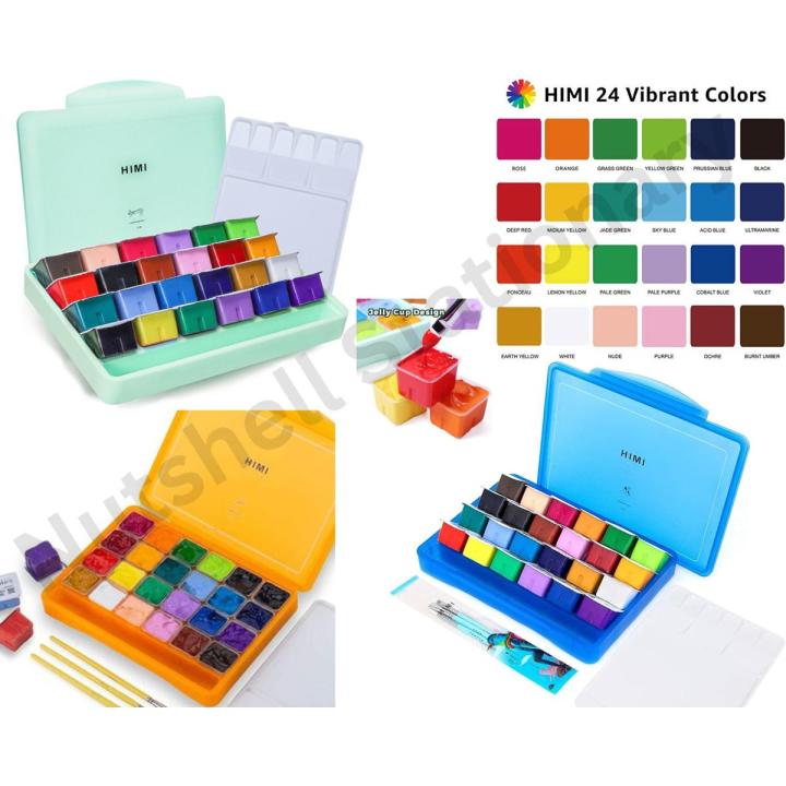 HIMI Gouache Paint Set Jelly Cup (30ML) - 24 Colors