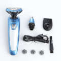 Lingke FS3188 Floating Three in One Razor Multi functional Water Wash Electric Scraper Hair Trimmer.