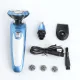 Lingke FS3188 Floating Three in One Razor Multi functional Water Wash Electric Scraper Hair Trimmer. 