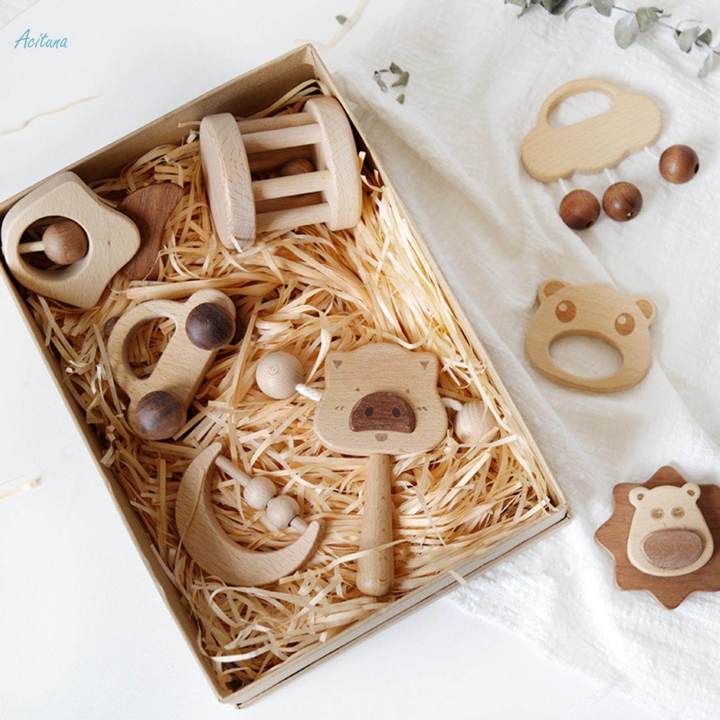 Baby%20Teething%20Toys,%20Educational%20Baby%20Baby%20Musical%20Toys%20Infant%20Toys%20Full%20Rattle%20Set%20Baby%20Toy%20Wooden%20Toy%20,%206%20Month%20Old%20Baby%20-%20Image%206