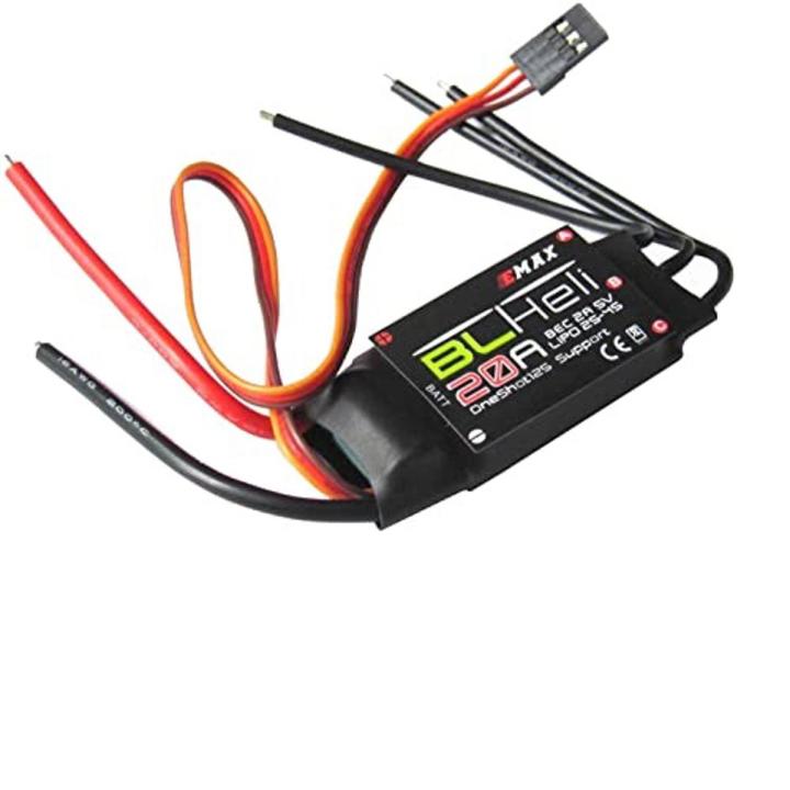 EMAX BLHELI ESC – 12A Oder 20A Elektronischer Drehzahlregler Mit BEC Für Quadcopter, FPV & Modellflug