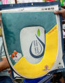Elegant Microfiber Toilet Seat Cover with Zipper Closure and Cute Flower Design. 