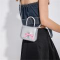 Children's Bag New Creative Bow Colored Mini Square Bag Sweet Girl Crossbody Bag Mouth Red Bag Girl side bags for girls.