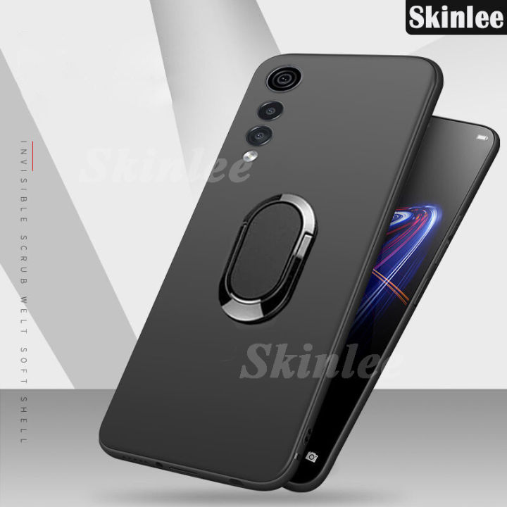 Skinlee%20Phone%20Case%20LG%20Velvet%205G%20Magnetic%20Stand%20Cover%20Bracket%20Finger%20Ring%20Cases%20for%20LG%20Velvet%205G%20Back%20Cover%20-%20Image%202