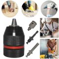 Metal Drill Chuck SDS Shank 1.5-13mm Keyless Electric Drill Chuck Quick Change Converter Mini Keyless Drill Chuck Hardware Tools.