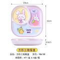 Children's tableware, supplementary food bowls, eating grids, plates, baby babies, forks, spoons, milk cups, melamine, resistant to falling, primary school plates. 