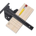 Multi Woodworking Sliding Gauge Aluminum Alloy Scribe Ruler Depth Gauge T-Square Scribing Measuring Tools Marking Gauge T Ruler Safe Portable. 
