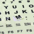 1PC Standard PC Laptop Glow In The Dark Luminous Keyboard Sticker Full Keyboard Large Letter Sticker Fluorescent Keyboard Cover. 