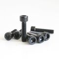 8mm M4 Black - Hexagon Socket Cap Screws of 10 Pieces. 