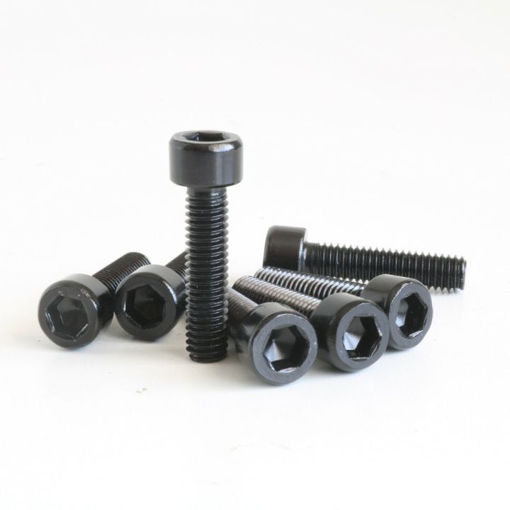 8mm M4 Black - Hexagon Socket Cap Screws of 10 Pieces