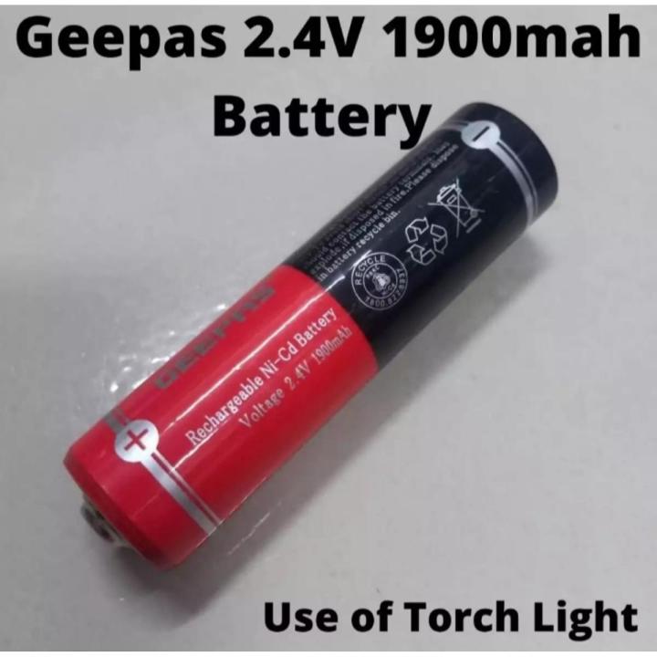 Gp2.4V 1900Mah 2.4V Rechargeable Battery 2.4V 2×4/5Sc Battery 2.4V Battery 2500Mah Battery Rechargeable For Gfl-3859 Torch Light Flash Lights Battery - Rechargeable Battery