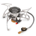 Foldable Camping Gas Stove Windproof Piezo Ignition Backpacking Stove Outdoor Portable Cooking Stove. 