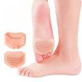 1pair Silicone Metatarsal Pads Toe Separator Pain Relief Foot Pads Orthotics Foot Massage Insoles Forefoot Socks Foot Care Tool.