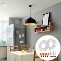 Light Fixture Mounting Bracket Mount Wall Light, Chandelier Iron, Ceiling Light ,Pendant Light, Lightweight ,Crossbar Plate with Screw. 