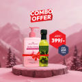 Winter care Combo (Nature Beauty Glowing Body Lotion 200ml, Nature Beauty Olive Oil - Glass 100ml).