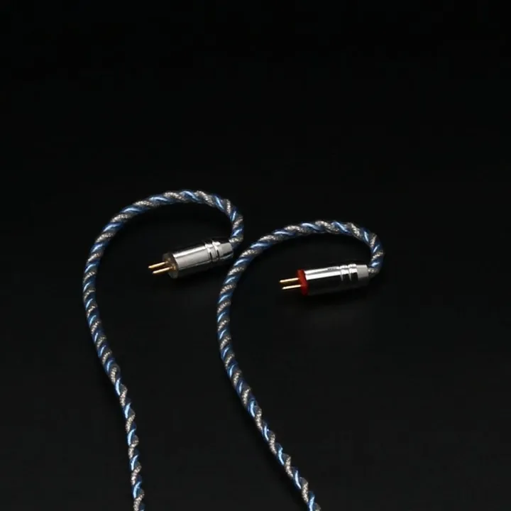 XINHS%2024%204-core%20silver%20foil%20wire+silver%20plated,%20angkop%20para%20sa%20TRN%20BA5%20KZ%20ZSX/ZAS/ZS10%20CCA%20PLA13,%204-core%20silver%20foil%20wire+silver%20plated%20high%20fidelity%20upgraded%20cable%203.5mm%20plug%20-%20Image%205