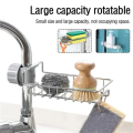 Faucet Rack Stainless Steel Kitchen Sink Caddy Storage Rack - Keep Your Sink Area Neat And Tidy. 
