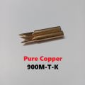 Pure Copper 900M-T-K Soldering Tip Bit Lead Free Soldering Iron Professional Bits Replacement Pencil Soldering Solder Iron Tip For Soldering Iron & Soldering Station Tip. 