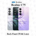 For Realme C75 Back Panel/Backshell/ Casing + Camera Lens With Logo-All Colors Available. 