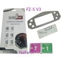 For Yamaha FZ-S V3 Motorcycle Dash Board Protector and Screen Protector combo set- Silver.