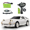 GC LDRC LD1802 RX7 1/18 RC Drift Car 2.4G 2WD RC Car With LED Lights 10km/h Rechargeable Drift Racing Car For Boys Girls Gifts. 