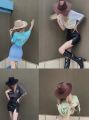 2023 Cowboy hat spring summer men's hat sunshade riding outdoor solid color fashion Cowboy hat big brim hat. 