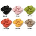 4.5cm Platform Summer Female Flipflop Beach Outdoor Sandals Soft Pillow Slippers Women Men Non-slip House Shoes Home Slides.