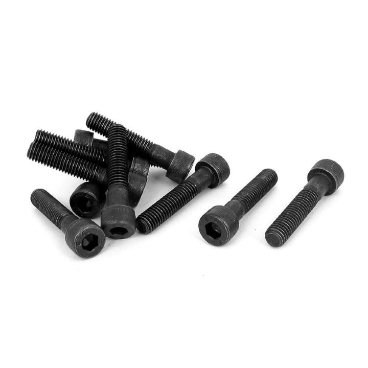 30mm M3 Black - Hexagon Socket Cap Screws of 10 Pieces
