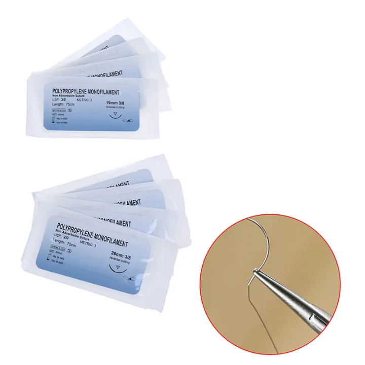 %E3%80%90Hot-Selling%E3%80%91%2012PCS%202/0%203/0%20Suture%20Nylon%20Monofilament%20Non-injured%20Suture%20Medical%20Thread%20Suture%20for%20Medical%20Surgical%20Suture%20Tool%20-%20Image%203