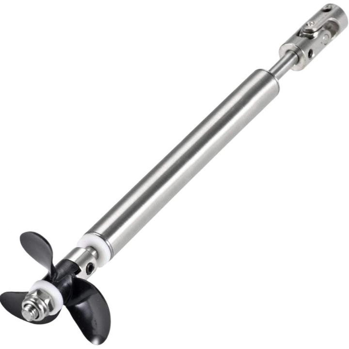 RC Boat Drive Shaft Kit With Prop & 3mm Cardan Joint Coupler For DIY RC Boat Ship Building Project