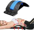 Lumbar Back Stretcher, Orthopedic Support Pain Relief Device, Upper and Lower Spine Stretching Arch Massager, Relieve Scoliosis and Sciatica Nerve Pain, Posture Aligner, Massage Stretch Therapy. 
