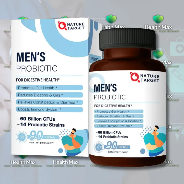 Nature Target Men's probiotics 60 Billion- 90 Tablets | Daraz.com.bd