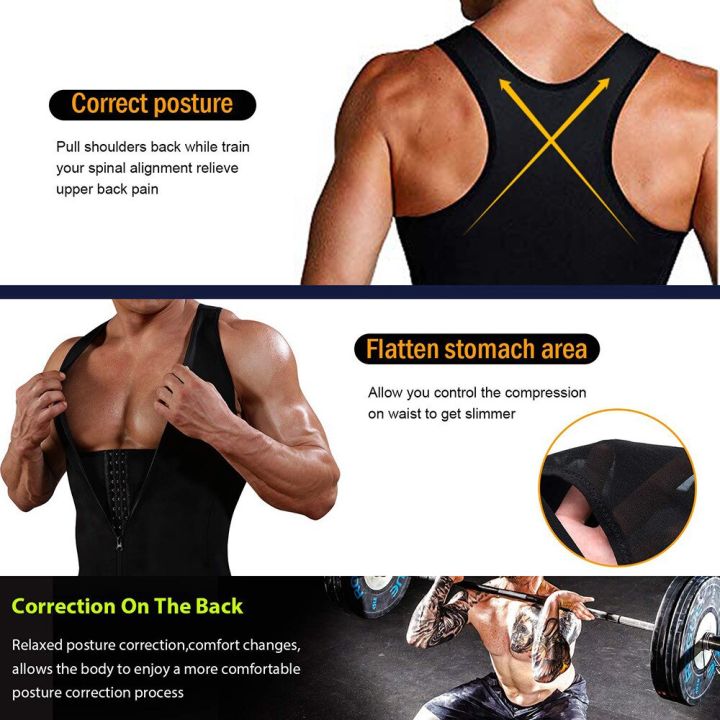 Men%20Neoprene%20Shapewear%20Tummy%20Control%20Girdle%20Corset%20Compression%20Shirt%20Tank%20Top%20Body%20Shaper%20with%20Zipper%20Slimming%20Undershirt%20-%20Image%205
