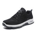 2024 Spring and Autumn New Outdoor Casual Shoes Men's Air Cushion Thick-soled Hiking Shoes Flying Weaving Fabric Cargo Shoes Sneakers. 