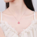 Thermochromic Zodiac Tiger Necklace Female 925 Sterling Silver Niche Light Luxury Festive Natal Year Belongs to the Tiger Clavicle Chain. 