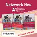 Netzwerk neu A1 German Language ( Kursbuch + Ubungsbuch + Glossar )  3 Book Set (Color Print). 