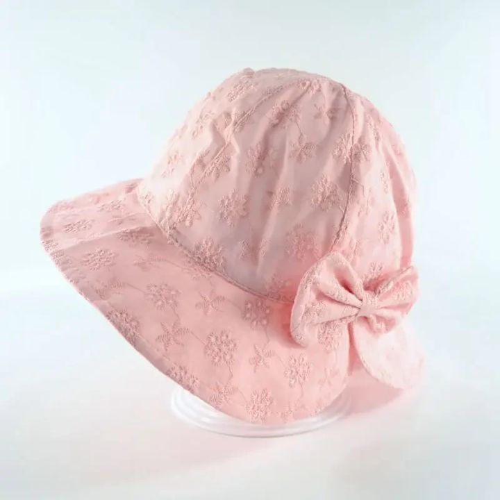 New%20Summer%20Breathable%20Baby%20Sun%20Hat%20Cute%20Flower%20Baby%20Girl%20Beach%20Hat%20Outdoor%20Kids%20Children%20Bucket%20Cap%20Hollow%20Infant%20Baby%20Caps%20-%20Image%206