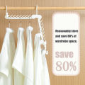 Foldable Foldable wardrobe storage tool Easy-to-use Space-saving 42*9*2cm Clothes and pants storage rack ABS Adjustable.