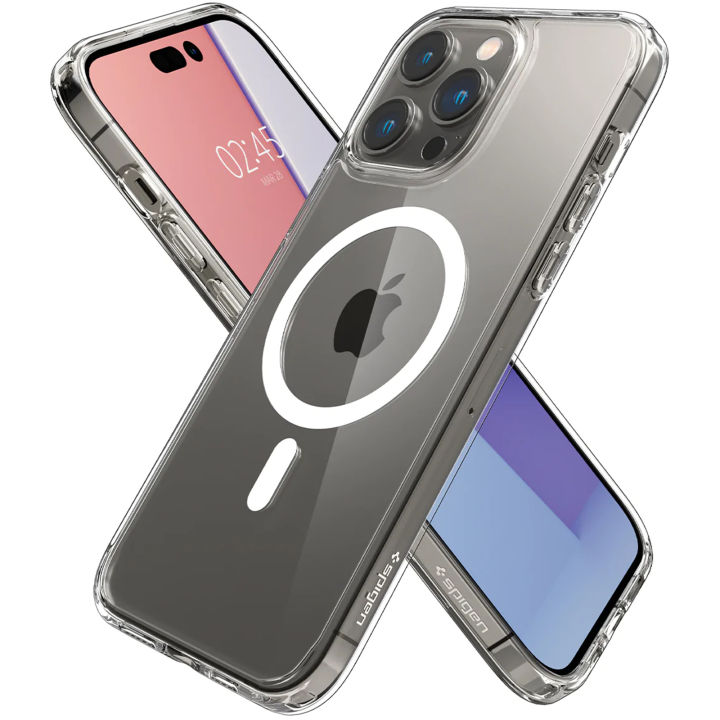 Spigen%20Ultra%20Hybrid%20Mag%20Back%20Cover%20Case%20for%20iPhone%2013%20Pro%20%20AND%20%20iPhone%2013%20(TPU%20+%20Poly%20Carbonate%20%7C%20White)%20iPhone%2013%20Pro%20Max%20-%20Image%207