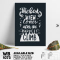 Motivational Quote Wall Canvas Poster For Wall Decoration Canvas Wall Decor Art For Wall - WB1073 - Neo Print - Minimalistic Sophistication. 