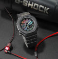 (Ready Stock) G .Shock GA2100 Men Watch Sport Watch Dual Time Display Water Resistant Shockproof and Waterproof World Time LED Auto Light Sports Wrist Watches with 2 Year Warranty GA-2100RW-1A (copy original 1.1 premium). 