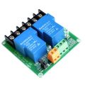2 Channel DC 5V Relay Module 30A optocoupler isolation module High and Low Level Trigger Relay for Smart Home PLC. 