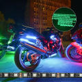 RGB color changing Motorcycle lights Long-lasting App control 12 pieces LED strip kit Neon effect Easy installation Under glow. 